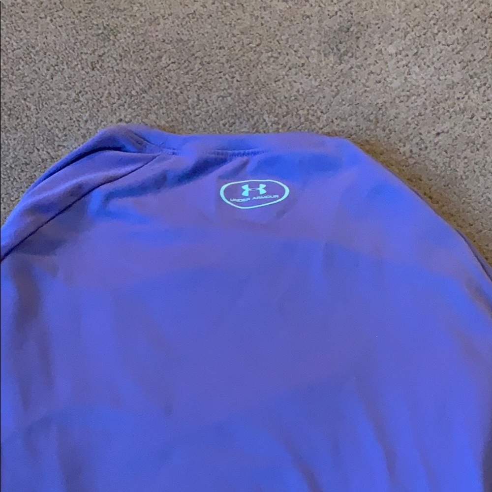 Purple and Teal Under Armor long sleeve shirt💕💜